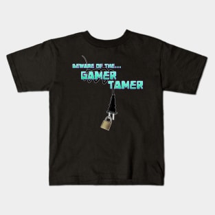 Beware of the Gamer Tamer Kids T-Shirt